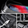 WILD MAN E10S 1L Mountain Bike Phone Touch Screen Hard Shell Tube Bag with Earphone Hole(Black)