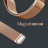 SKMEI 9197 Simple Non-scale Dial Metal Mesh Belt Quartz Watch for Ladies(Rose Gold Blue Surface)