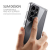 For Samsung Galaxy S25 Ultra 5G Crystal Clear TPU Hybrid PC Phone Case(Transparent)