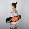 Breathable Mesh Warm Waist Belt Reinforced Steel Plate Support Sports Waist Belt, Specification: L(Fluorescent Green)