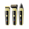 VGR V-366 5W USB 3 in 1 Nose Hair Care LCD Digital Display Electric Shaver(Blue)