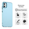 For Samsung Galaxy M05 Candy PC Hybrid TPU Shockproof Phone Case(Blue)