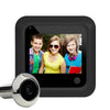 2.4" Smart Peephole Camera, 2MP HD, Motion Detection, 35-110mm Doors (Black)