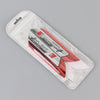 1 Pair Car S Line Personalized Aluminum Alloy Decorative Stickers, Size: 11.5 x 2.5 x 0.5cm (Red)