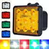 2 PCS ZS-7013 3 inch 9LEDs Strobe Waterproof Car / Truck Warning Light (White Light)