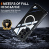For Samsung Galaxy S25 Ultra 5G Tempered Glass MagSafe Phone Case(Black)