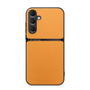 For Samsung Galaxy S25+ 5G Litchi Leather Magnetic Full Coverage Shockproof Phone Case(Yellow)
