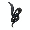Large Frosted Wave Grab Clip Women Back Of Neck Shark Clip Hair Accessory(Black)