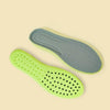 1pair High Elasticity Breathable Sweat Absorbent Shock Absorbent Cuttable Insoles, Size: 37-38(Green+Gray)