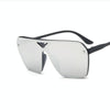 Retro Fashion Sunglasses Men and Women Coloured Lense Sun Glasses(Red)