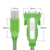 D.Y.TECH USB to RS232 Serial Cable(Green White 1.8M)