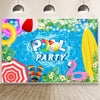 80x120cm Summer Pool Party Decoration Backdrop Swimming Ring Photography Background Cloth(11415879)