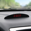 2 in 1 Car LED Digital Display Thermometer Clock(Red)