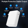 PD3.1 140W USB-C PD Laptop Power Adapter + 2m 5A USB-C to USB-C Data Cable US Plug