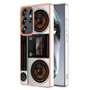 For Samsung Galaxy S25 Ultra 5G Electroplating Marble Dual-side IMD Phone Case(Retro Radio)