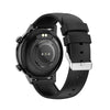 HK39 1.1 inch Smart Silicone Strap Watch Supports Bluetooth Call/Blood Oxygen Monitoring(Black)