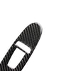 4 PCS Car Carbon Fiber Window Lift Panel Decorative Sticker for Infiniti Q50 2014-2020, Left Drive