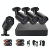720P HD 4CH CCTV System with 4 Bullet Cameras & Night Vision