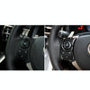 Car Carbon Fiber Steering Wheel Button Decorative Sticker for Lexus IS250 NX200 200t 300h 2013-2020, A Style