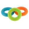 Silicone Grip Strength Finger Exercise Rehabilitation Silicone Ring(Orange (50lb))
