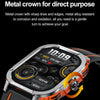 LEMFO HK56 2.06 inch BT5.3 IP68 Sport Smart Watch, Support Bluetooth Call / Message Notification / Heart Rate / Blood Pressure Health Monitor(Orange)