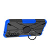 For Samsung Galaxy S23 5G Armor Bear Shockproof PC + TPU Phone Case with Ring(Blue)