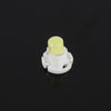 10 PCS 2W T4.2 Wedge Instrument Panel LED Light Dashboard Indicator Lamp Bulb(White Light)