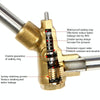35cm Hand-Filled Car Wash Machine High-Pressure Brush Head Copper Spool Adjustable Nozzle, Specification: 3/8 Interface