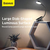 Baseus DGRAD-0G Comfort Reading USB Charging Mini Portable Clip Lamp(Dark Gray)