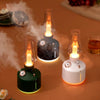 LED Retro Night Light Bar Cafe Restaurant Bedside Atmosphere Light Humidifier(Black)