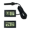 FY-11 Digital Thermometer Hygrometer, White, with Probe (Aquarium/Fish Tank)