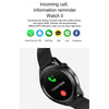NORTH EDGE E102 Blood Oxygen Body Temperature Monitoring Bluetooth Smart Watch(Black)