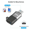 PULUZ 8 Pin to USB-C / Type-C OTG Adapter (Black)