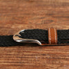 Narrow Version Elastic Canvas Weave Waistband, Length:95 x 2.5cm(C7 Khaki)