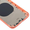 iPhone XR Coral Back Housing Cover w/ Camera Lens & SIM Tray