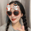Christmas Weird Glasses Personalized Christmas Hair Clip, Color: Love Elderly Snowman