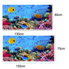 Seaside Portable Microfiber Beach Swim Printed Bath Towel 130x80cm(Turtle + Fish)
