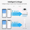 Wifi Temperature And Humidity Meter Sensor Equipment Smart Home Graffiti APP Temperature And Humidity Sensor(White)