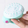 2 PCS Cute Rabbit Shaped Silicone Shampoo Brush(Green)