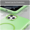 For iPhone 11 Pro Max MagSafe Frosted Translucent TPU + PC Full Coverage Phone Case(Green)