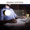 L4 Multifunctional Wireless Charging LED Desk Lamp with Bluetooth 5.0 Speaker(Black)