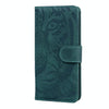For Asus Zenfone 9 Tiger Embossing Pattern Flip Leather Phone Case(Green)