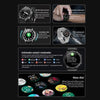 CF85 1.32 inch Silicone Watchband Color Screen Smart Watch(Black)