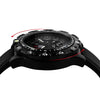 addies MY-049 Outdoor Sports Multifunctional Waterproof Luminous Watch Silicone Watchstrap Watch for Men(Red Light)