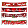 Christmas Ornaments Letters Banner Festive Party Scene Arrangement Props,Size:300 x 50cm(001)