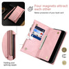 For Samsung Galaxy A56 5G ESEBLE Retro Frosted RFID Flip Leather Phone Case(Rose Gold)