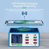 RELIFE RL-309AW  QC3.0 PD Fast Wireless Charger With LCD Display 8 Ports(EU Plug)