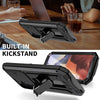 For Samsung Galaxy S25 5G R-JUST Sliding Camera Life Waterproof Holder Phone Case(Black)