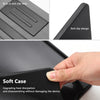 For Samsung Galaxy Tab A9+ Multifunctional Wristband Leather Tablet Case(Black)