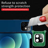 For iPhone 12 Silk Screen Luminous Ring Back Camera Lens Film